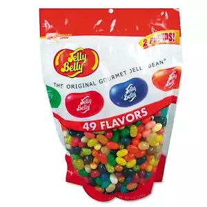 Jelly Belly 49-Assorted Jelly Bean Flavors - 2 Pound (32 oz) Pouch Bag - Picture 1 of 15