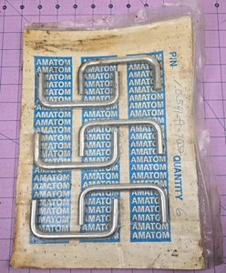 6 NOS Amatom 10541-A-1032 4 3/8" x 1 7/8"" Aluminium Milspec Rack Handles - Picture 1 of 6