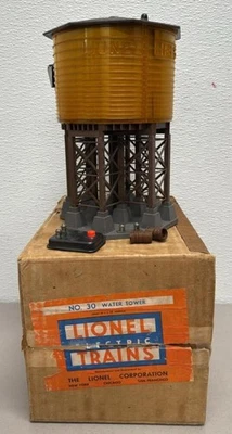 Mint  1947-1950 Lionel No. 30 Water Tower, Model Train Accessory, Original Box - Image 1 of 4