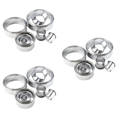  3 Count Formen Für Backen Mini Kuchen Förmchen Backform Keksschneider - Bild 1 von 4