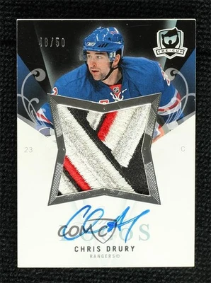 2007-08 Upper Deck The Cup Limited Logos Auto /50 Chris Drury #LL-CD Auto - Image 1 of 2