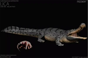 Estatua pintada coleccionable limitada edición lago Sarcosuchus REBOR nueva en stock - Imagen 1 de 6
