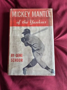 Mickey Mantle Yankees-1958 Book By Gene Schoor W/Dust Jacket - Bild 1 von 4