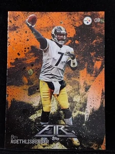 2014 Topps Fire Flame: Ben Roethlisberger #47 Parallel Set - Bild 1 von 2
