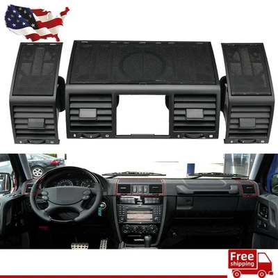 3Pcs A/C Air Vent Grille Cover For 2004-2012 Mercedes-Benz W463 G-Class G500 USA Foto 1 de 4
