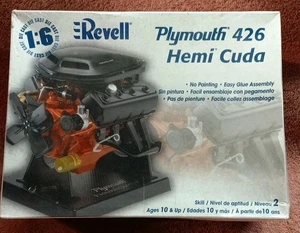 Revell Plymouth 426 Hemi Cuda 1:6 Diecast Model New Box Has Slight Damage!! - Picture 1 of 7