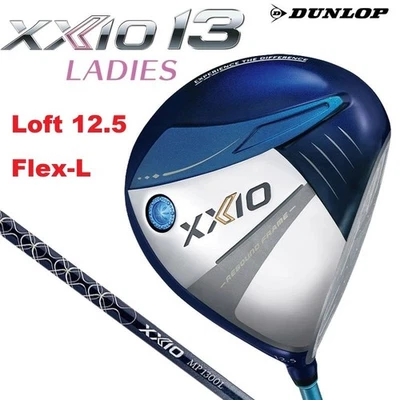 New Women's Dunlop XXIO 13 12.5 Driver(Blue) RH / MP1300L(L) Carbon Shaft JP - Image 1 of 4