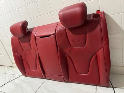 08-17 AUDI 8T S5 COUPE REAR UPPER BACK SEATS & HEAD REST RED 021120 - Image 1 of 4