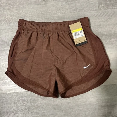 Pantalones Cortos para Correr Nike Dri-Fit Tempo Tiro Medio Forrados S Rojo Sepia  Foto 1 de 3