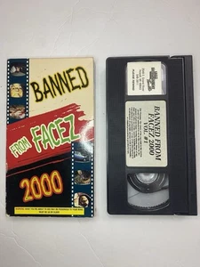 Banned From Faces 2000 VHS Shockumentary Rare Gore - Picture 1 of 7