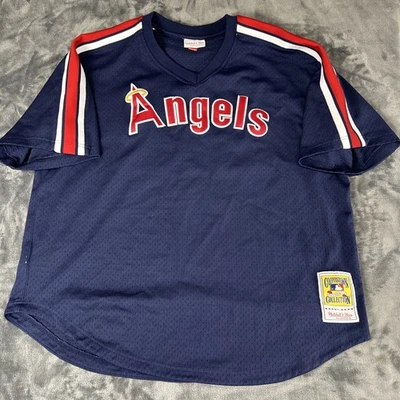 Rod Carew 1984 Mitchell & Ness Men MLB Angels Cooperstown Collection Jersey - Image 1 of 4