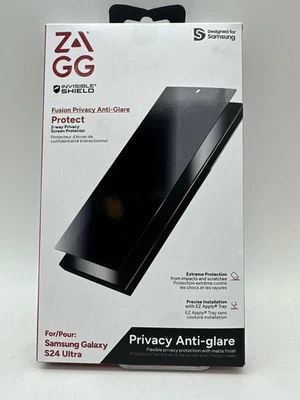 ZAGG InvisibleShield Fusion Privacy Anti-Glare Screen Protector Galaxy S24 Ultra - Image 1 of 2