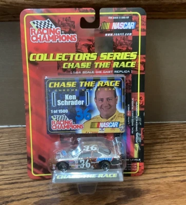 Racing Champions 2001 Preview NASCAR #36 Ken Schrader - Snickers Chrome 1:64 Car - Image 1 of 4