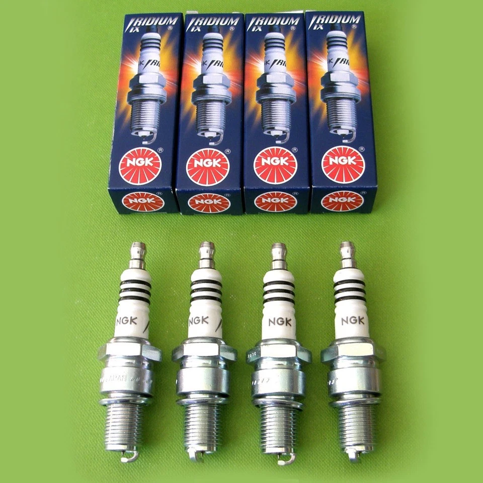 4 Pack Spark Plugs NGK Iridium IX BR8EIX z1 kz1000 kz750 kz900 kz1100 zx1100 kz - Image 1 of 1