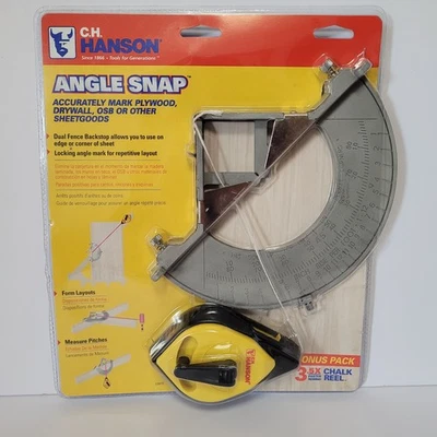 CH Hanson 03070 AngleSnap layout & angle measurement tool with chalk reel - Image 1 of 4