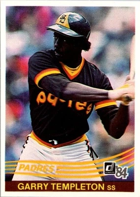 1984 Donruss - Garry Templeton #185 - Image 1 of 2