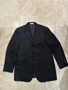 Loro Piana John W. Nordstrom Blazer Schwarz 100% Kaschmir Sport Mantel Herren 44XL - Bild 1 von 11