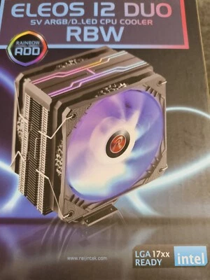Raijintek Eleos 12 Duo RBW 2x120mm CPU-Lüfter - Bild 1 von 3