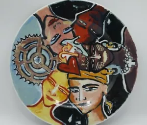 Elvira Bach "Metropolis" für Eschenbach Teller Schale rund 32 cm, limitiert - Bild 1 von 5