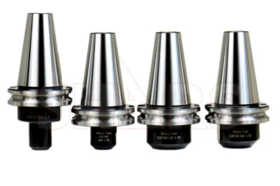 SHARS TOOL Taiwan 4 pcs CAT40 End Mill Holder Balanced 3/16 3/8 1/2 5/8 M[