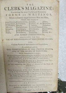 The Clerk's Magazine 3rd edition 1803 - Picture 1 of 4
