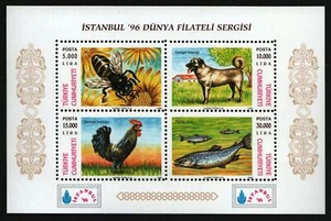 Turquía 1996 - Mi-Nr. Bloque 30 ** - MNH - Fauna - Imagen 1 de 1