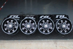 KAWASAKI MULE SX 12" HL4 ATV / UTV ALUMINUM WHEELS ( SET 4 ) KAW1CA - Picture 1 of 3