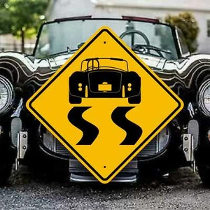 AC Shelby Cobra - Customized Highway Style Sign - American Muscle Car - Garage - Bild 1 von 12