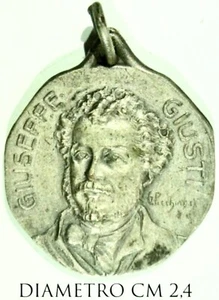 GIUSEPPE GIUSTI DICHTER MONSUMANNO THERMEN 1809 FLORENZ 1909 MEDAILLE HUNDERTJAHRF - Bild 1 von 2