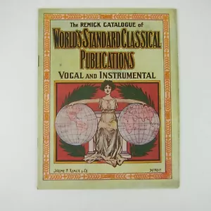 Remick Catalog Worlds Standard Classical Vocal & Instrumental Sheet Music 1910s - Picture 1 of 16