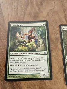 MTG Drumhunter - Creature. Human Druid Warrior Shards of Alara #129 ALA Uncommon - Picture 1 of 1