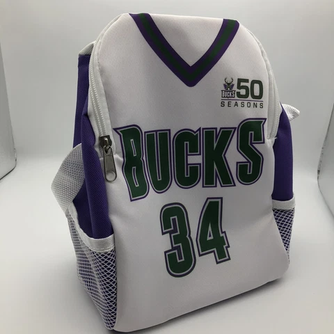 Milwaukee Bucks 50 Seasons Ray Allen 34 Jersey Style Lunch Bag Cover