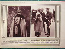 1915 WWI WW1 Estampado ~ Kaiser en El Campo ~ General Beyers De WET'S