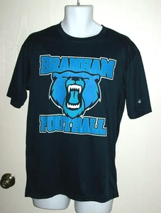 Camiseta deportiva Branham Football Badger para adulto talla M poliéster azul marino - Imagen 1 de 8