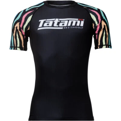 Tatami Fightwear Recharge Short Sleeve Rashguard - Neon