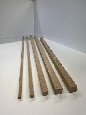 Quadratleiste Eiche Kantel Massiv Basteln gehobelt Kantholz unbehandelt Leiste