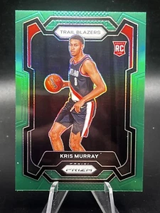 Panini Prizm Kris Murray Green Prizm RC #142 Portland Trailblazers 2023 - Imagen 1 de 2