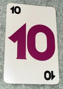 Vtg 1992 Mattel Deluxe Skip-Bo Board Game Replacement Card Purple 10 - Picture 1 of 4