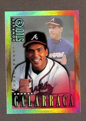 Donruss Studio Gold Proof Press 1998 #99 Andrés Galarraga/300 Foto 1 de 3