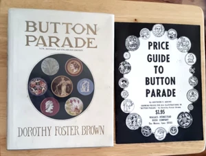 Button Parade REVISED ENLARGED Dorothy Foster Brown 1968 with Price Guide - Picture 1 of 10