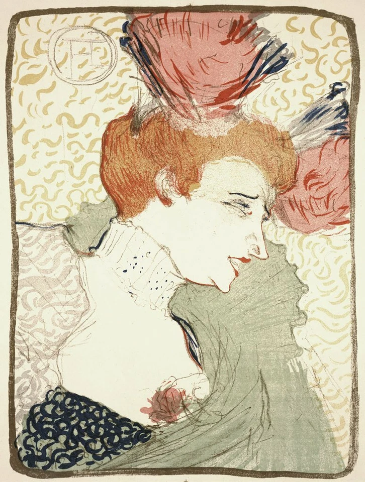 Mademoiselle Marcelle, Henri de Toulouse Lautrec, Art Print Poster 14" x 11" - Image 1 of 1