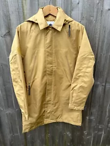 Pretty Green Insulated Mac Coat Men’s Beige Size Small Jacket Brand New Long - Picture 1 of 14