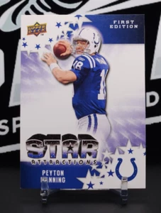 Peyton Manning Star Attractions Indianapolis 2009 Upper Deck First Edition #SA-9 - Picture 1 of 2