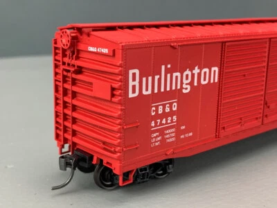 Coche de carga HO Accurail 5207 50’ AAR puerta doble acero CB&Q #47425 RTR HO4309 Foto 1 de 4