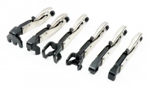 KOSHIHARA Welding Vise Grip Pliers Set K384 Jaw Size:10~15mm 6-pc Set With Case - Picture 1 of 4