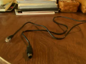 Cable de programación de barra de tope Logic Controls Bematech KB1700 PS2 a RJ11 - Imagen 1 de 2