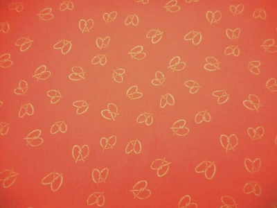Valentine Fabric By The Yard Pretzel Hearts Pink Premium Quilting Cotton #C - Image 1 of 2