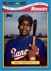 1988 Topps Toys'R'Us Rookies Jerry Browne 101 Baseball Cards #3