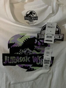 T-shirt manica corta Jurassic Park Juniors bambina colore BIANCO taglia media - Foto 1 di 3