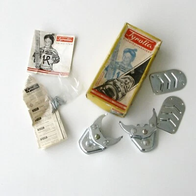 Paire de fixation de ski ancienne Butées avant TYROLIA JEUNESSE - Neuves Rare - Photo 1/4